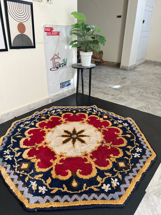 Printed heavy rug